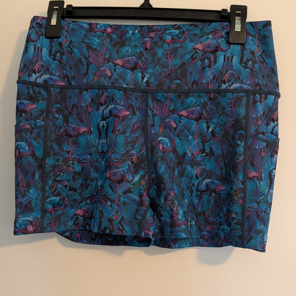 Constantly Varied Gear Teal and Magenta Athletic Shorts